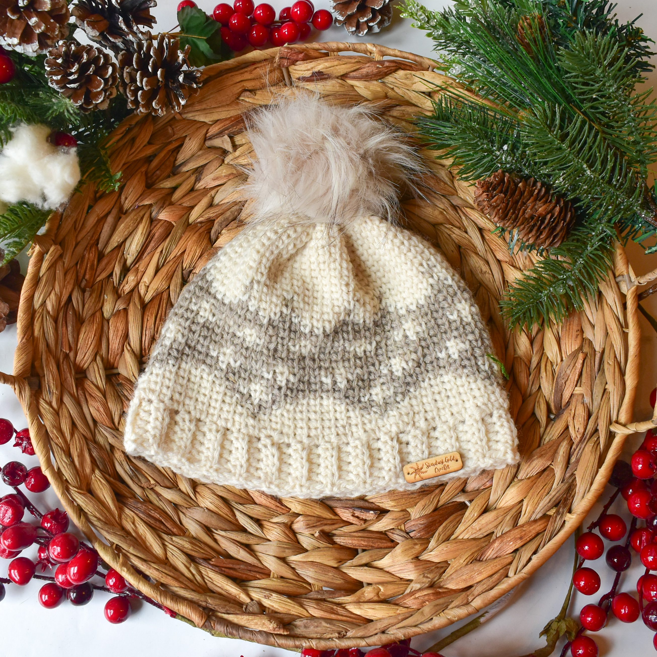 snowbound crochet beanie