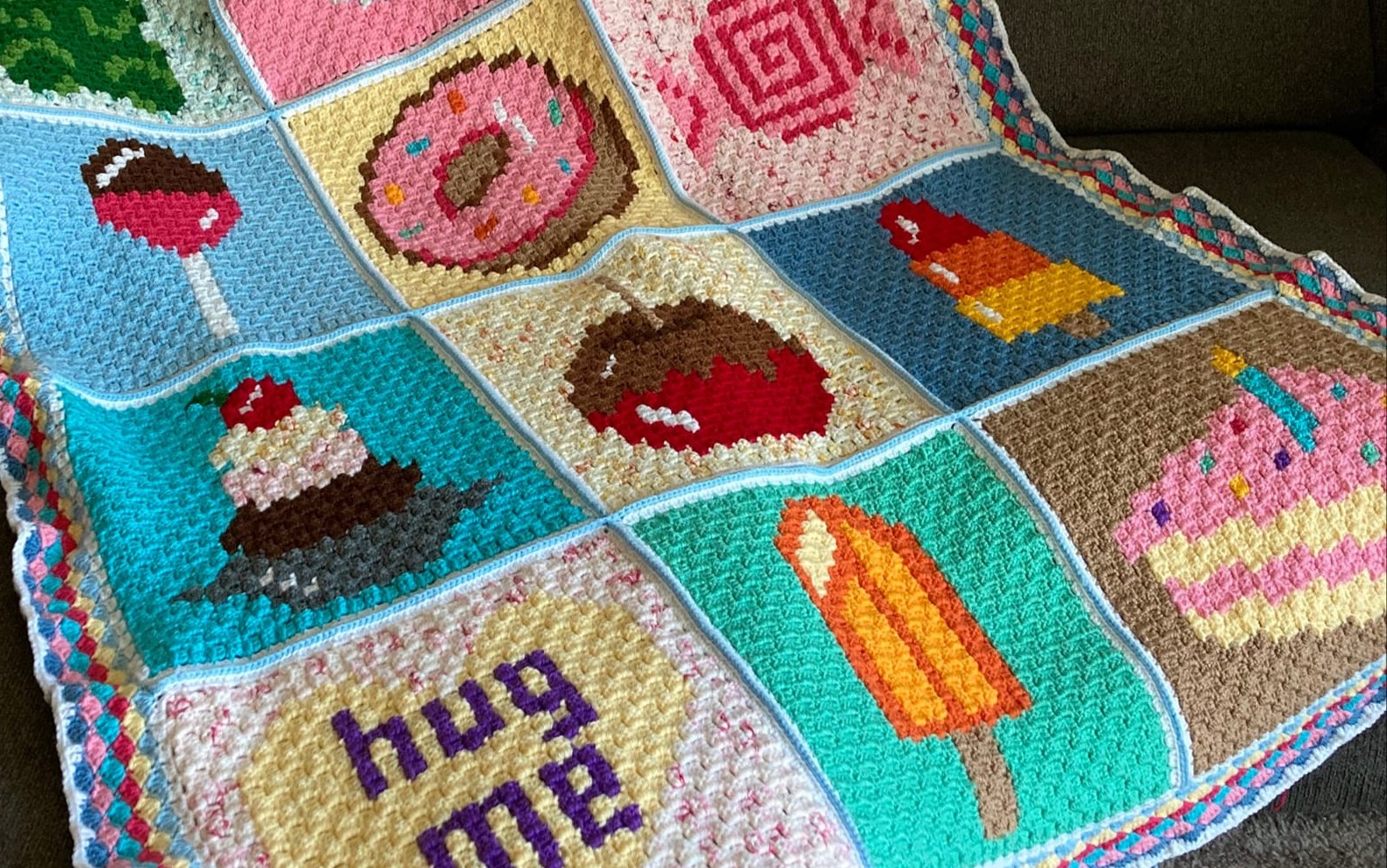 Sweet Treats Blanket C2C Pattern
