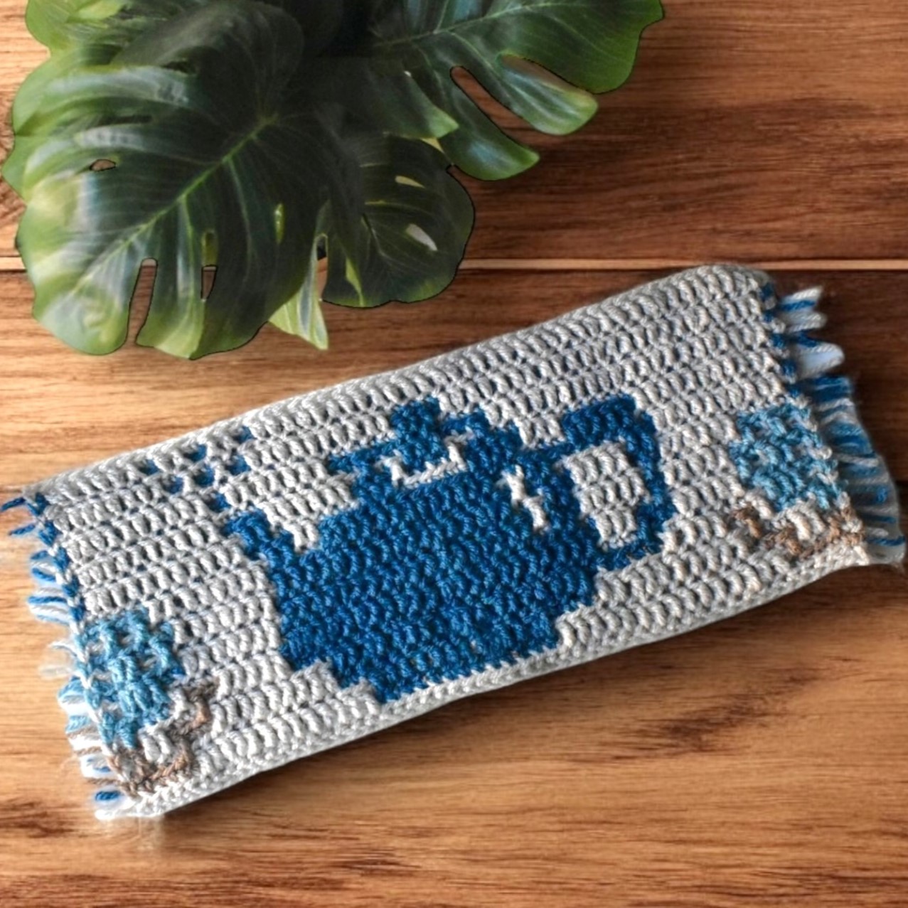 cottage teapot mosaic crochet pattern