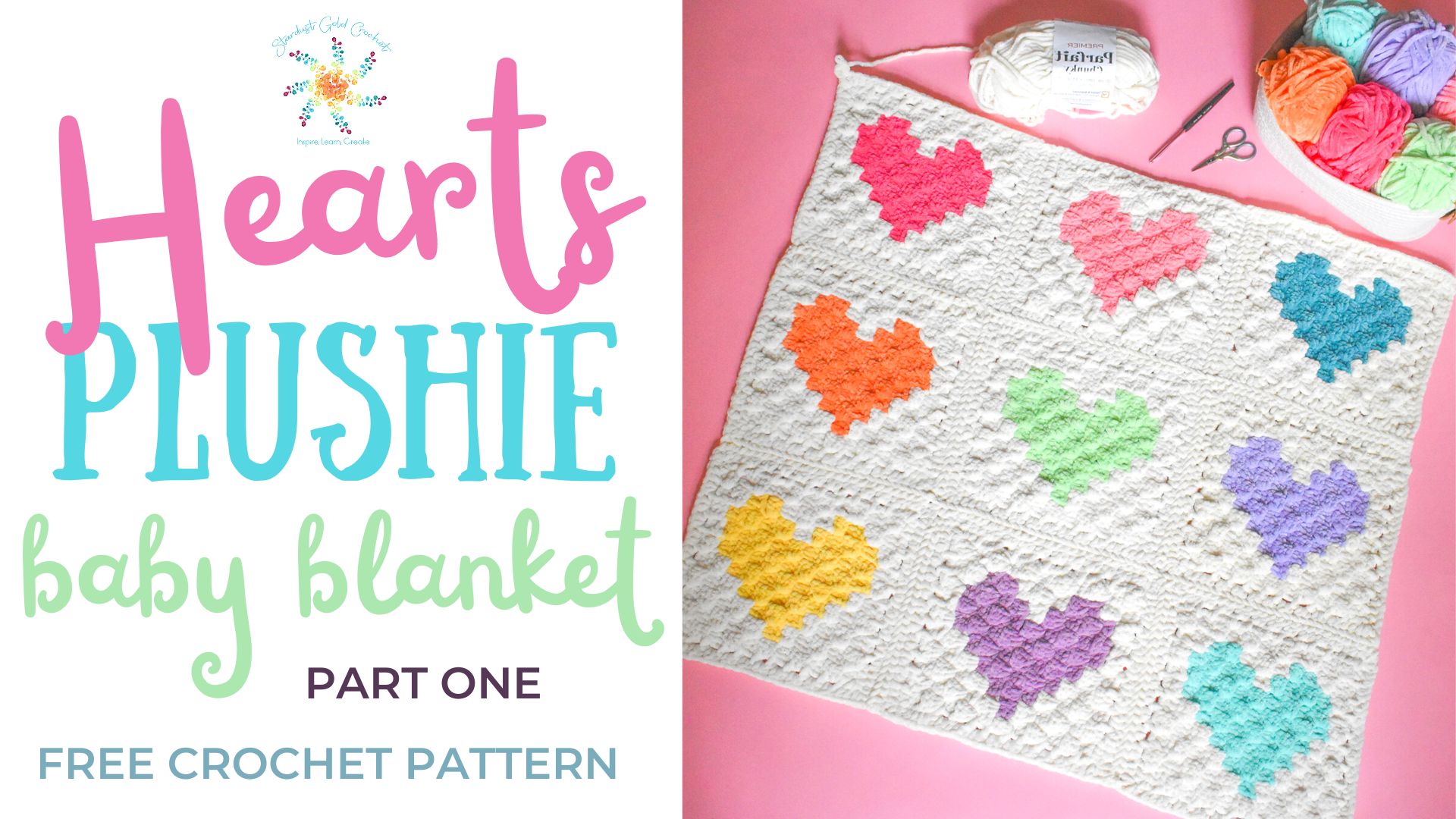 Hearts Plushie Blanket